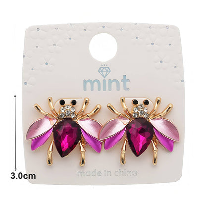 Painted Wing Honey Bee Earring