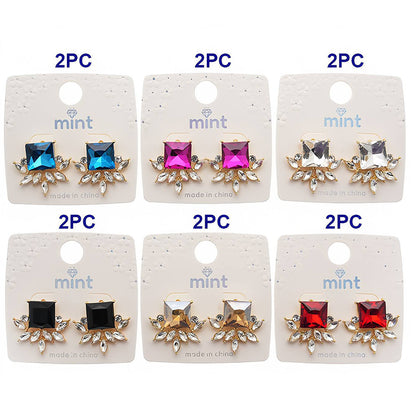 Crystal Cluster Statement Earring