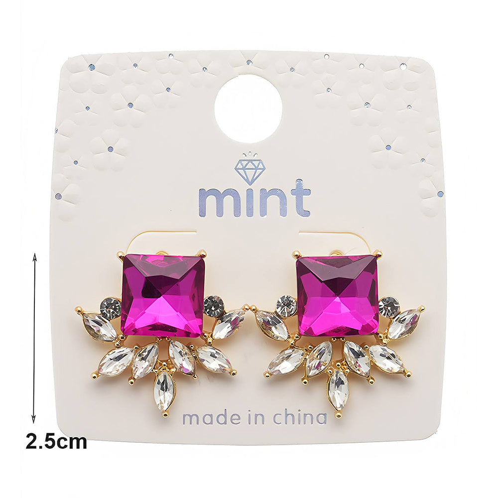 Crystal Cluster Statement Earring