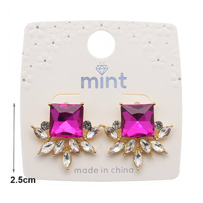 Crystal Cluster Statement Earring