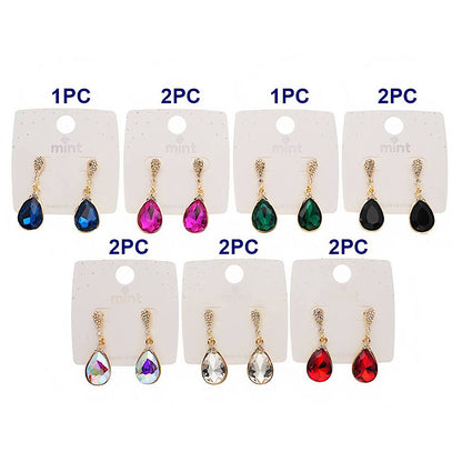 Crystal Teardrop Earring