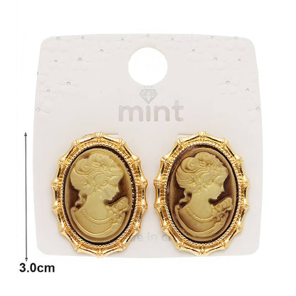 Victorian Lady Cameo Earring