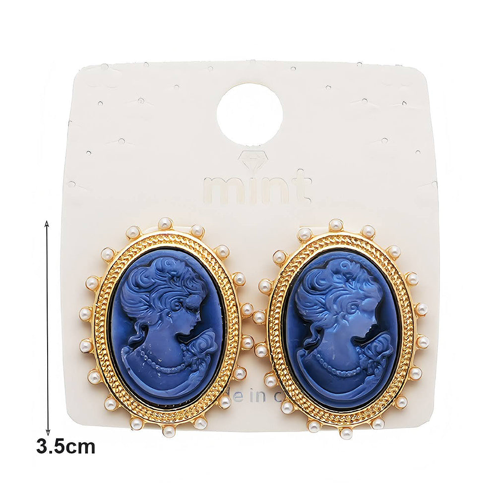 Victorian Lady Cameo Earring