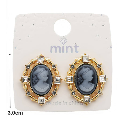 Victorian Lady Cameo Earring