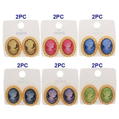 Victorian Lady Cameo Earring