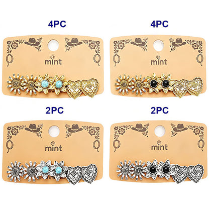 3 Pair Western Style Earring Set