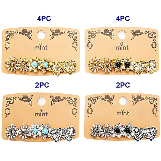 3 Pair Western Style Earring Set