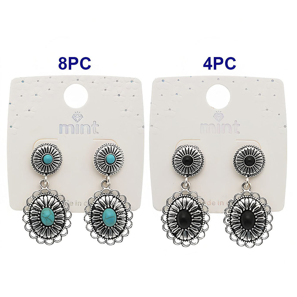 Western Style Turquoise Earring