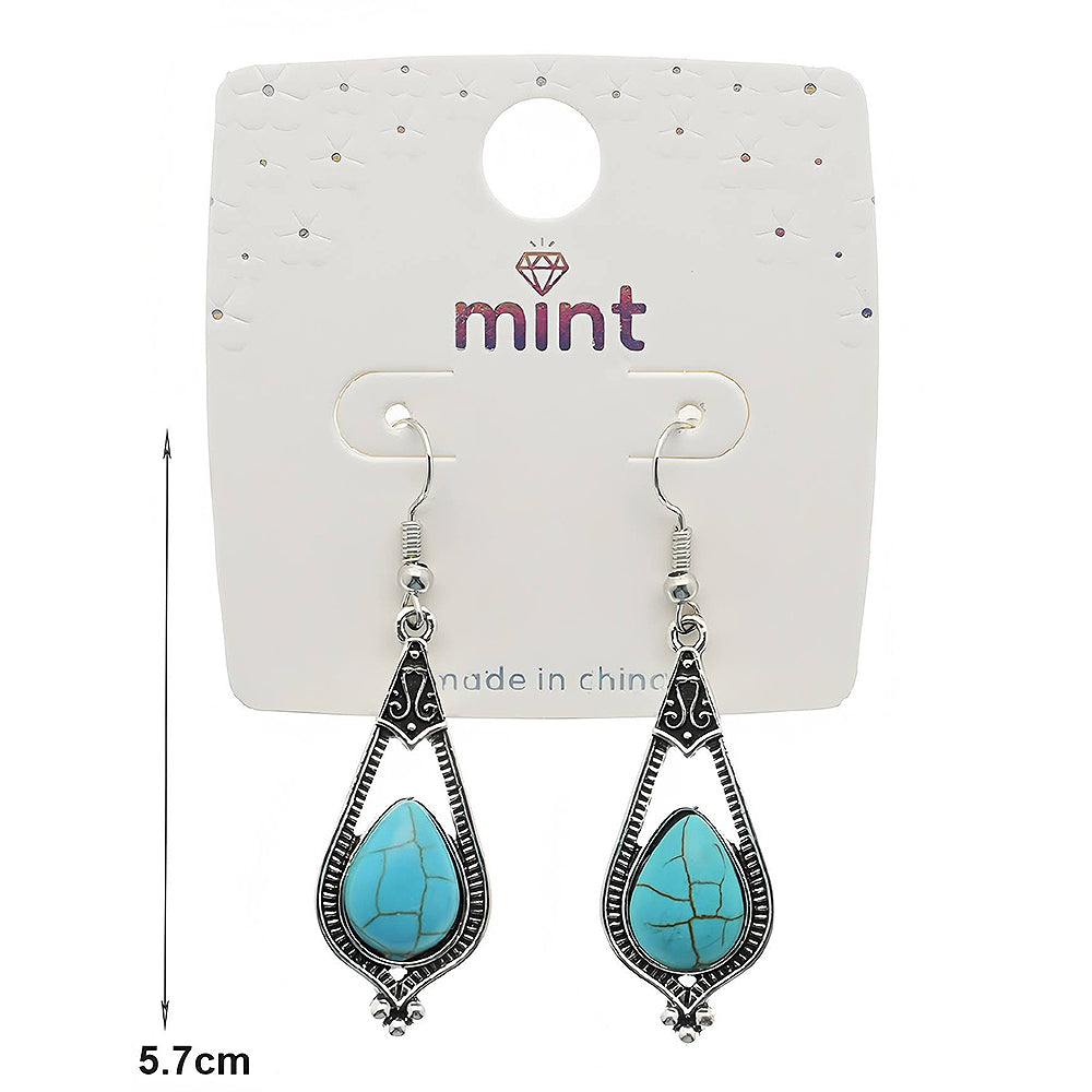 Southwestern Style Turquoise Dangle Earring