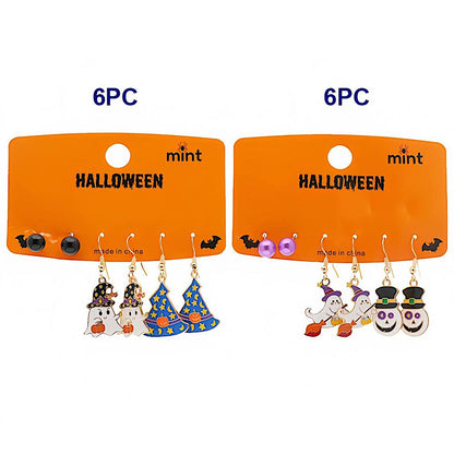 3 Pair Halloween Character Earring Set