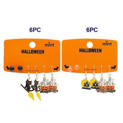 3 Pair Halloween Character Earring Set