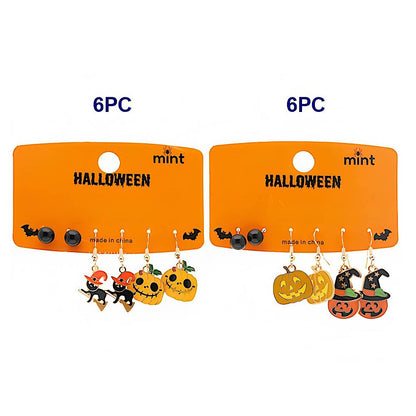 3 Pair Halloween Character Earring Set