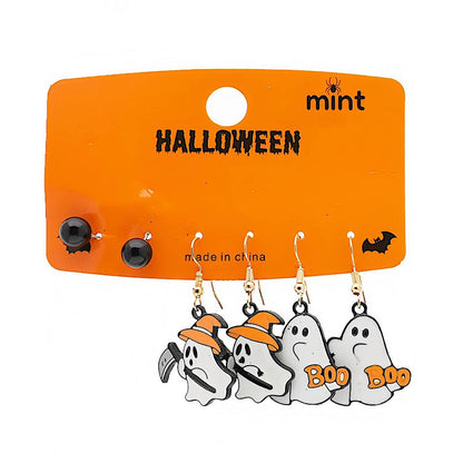 3 Pair Halloween Character Earring Set