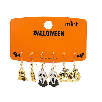 3 Pair Halloween Character Earring Set