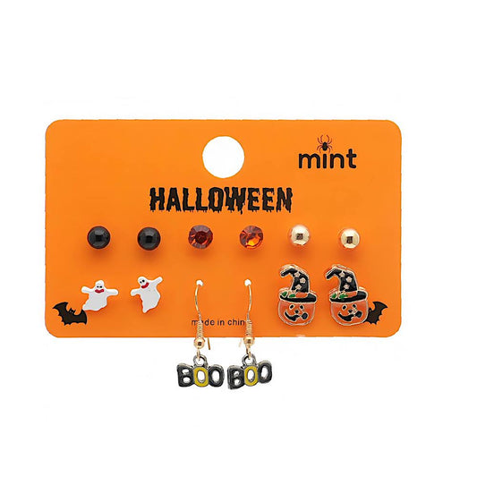 6 Pair Halloween Character Earring Set
