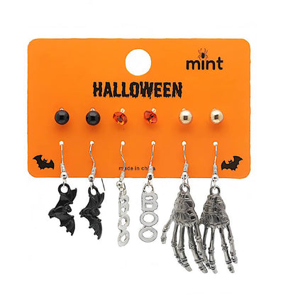 6 Pair Halloween Character Earring Set