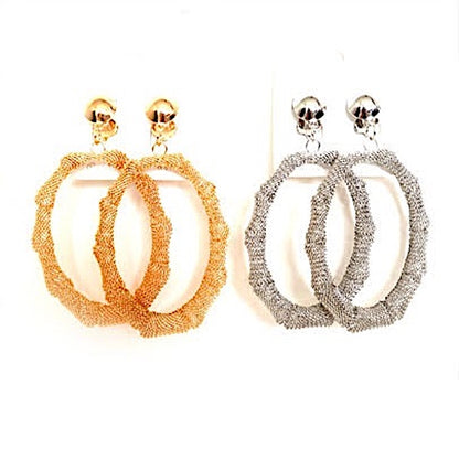 JAE21878 - Clip On Bamboo Earring