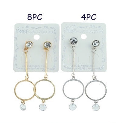 JAE22919 - Circle Drop Earring