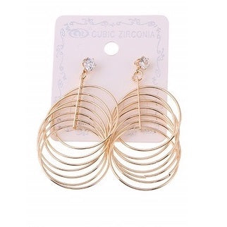 JAE23209 - Circle Layer Earring