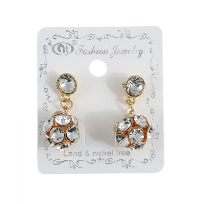 JAE24370 - Crystal Ball Earring