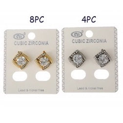 JAE25591 - Cubic Zirconia Post Earring