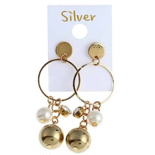JAE27068 - Bead Drop Earring