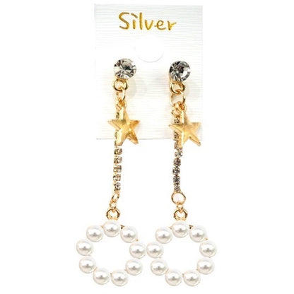JAE27141 - Korean Style Pearl Drop Earring