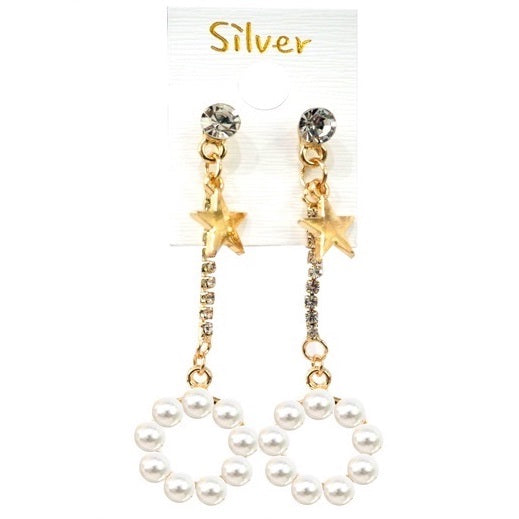 JAE27141 - Korean Style Pearl Drop Earring