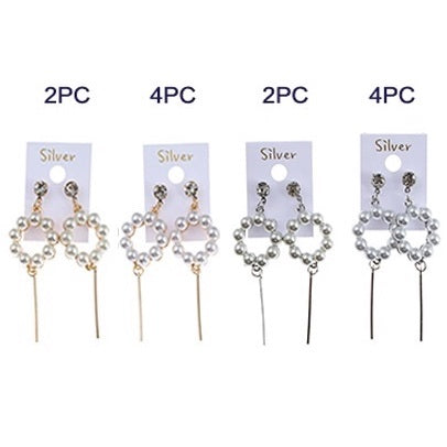JAE27191 - Korean Style Pearl Drop Earring