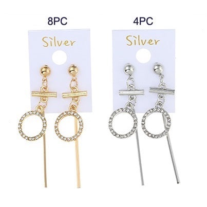 JAE27217 - Korean Style Circle Drop Earring