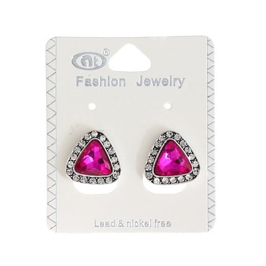 JAE28804ASST - Crystal Post Earring