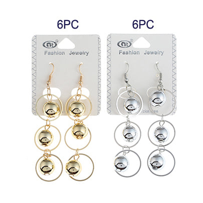 JAE28874 - Circle Bead Drop Earring