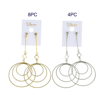 JAE29980 - Circle Drop Earring