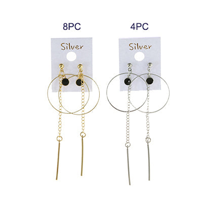 JAE29984 - Circle Drop Earring