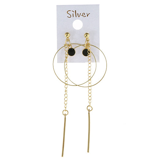 JAE29984 - Circle Drop Earring