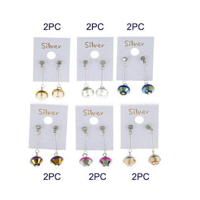 JAE29995 - Metallic Bead Drop Earring