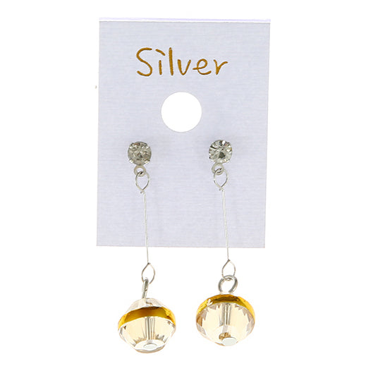JAE29995 - Metallic Bead Drop Earring