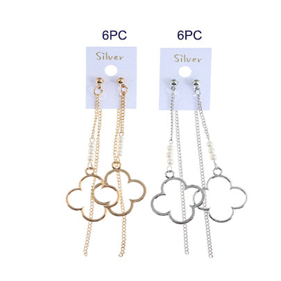 JAE30189 - Clover Chain Earring