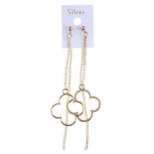 JAE30189 - Clover Chain Earring
