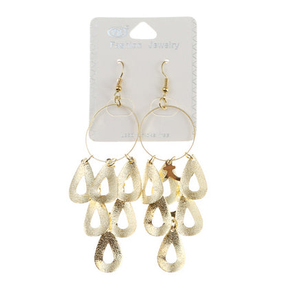 JAE30612 - Metal Cascade Earring