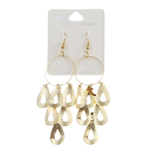 JAE30612 - Metal Cascade Earring