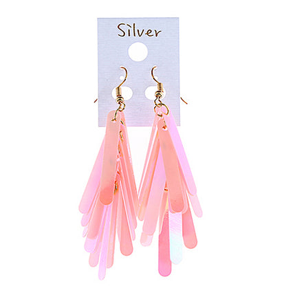 Holographic Sequin Tassel Earring