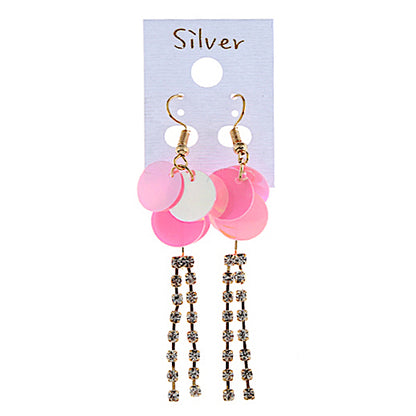 Holographic Sequin Rhinestone Earring