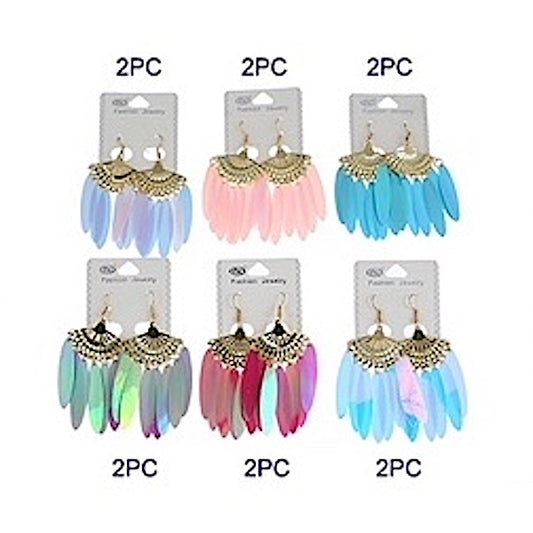 Holographic Tassel Earring