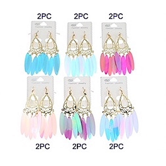 Holographic Sequin Tassel Earring