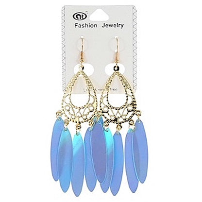 Holographic Sequin Tassel Earring