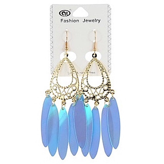 Holographic Sequin Tassel Earring