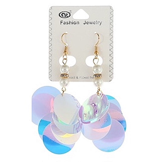 Holographic Sequin Earring
