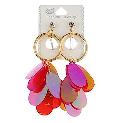Holographic Sequin Earring