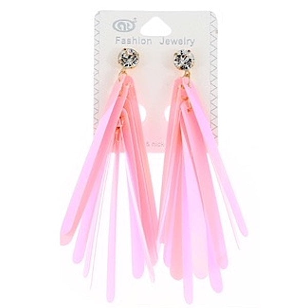 Holographic Sequin Tassel Earring